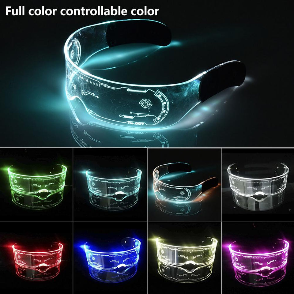 edistore.us, LED Luminous Glasses EL Flashing Neon Bar Party LED Glasses Light Up Glasses