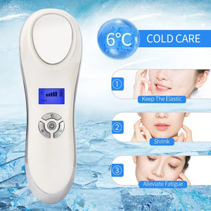 edistore, edistore.us, Facial Hot&Cold Vibration Massager Ice Skin Care Cryotherapy Device 