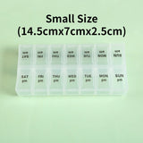 edistore, edistore.us, Weekly Portable Travel Pill Cases Box 7 Days Organizer 14 Grids Pills Container