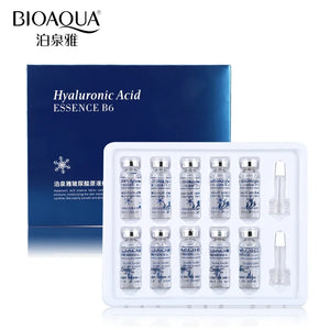 edistore, edistore.us, BIOAQUA 10pcs/lot Moisturizing Vitamins Hyaluronic Acid Serum Facial Skin Care 