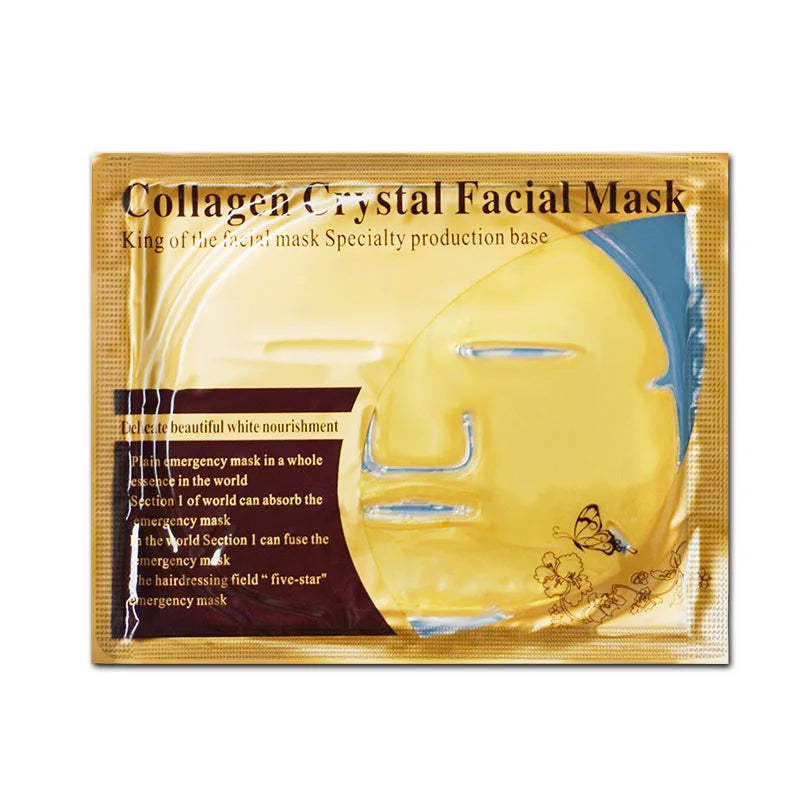 edistore, edistore.us, 10pcs Crystal Collagen Gold Face Masks Beauty Skin Care