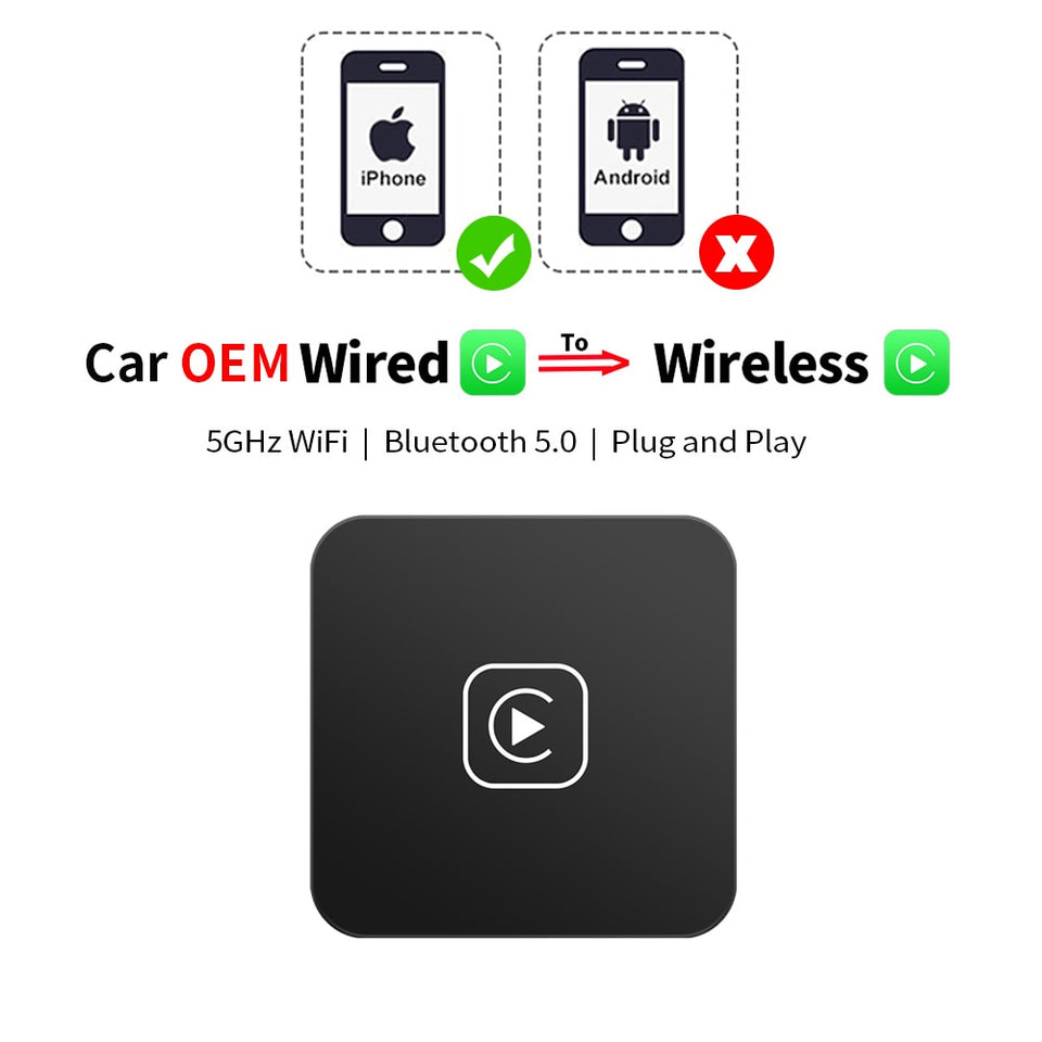 edistore.us, EKIY A1 Mini Carplay Wireless for Toyota Mazda Nissan Camry