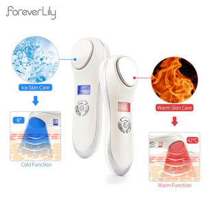 edistore, edistore.us, Facial Hot&Cold Vibration Massager Ice Skin Care Cryotherapy Device 